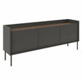 Lowboard – 175 cm, moderner Stil, Schwarz, für Wohnzimmer