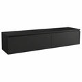 Lowboard – mit LED-Beleuchtung, Schwarz