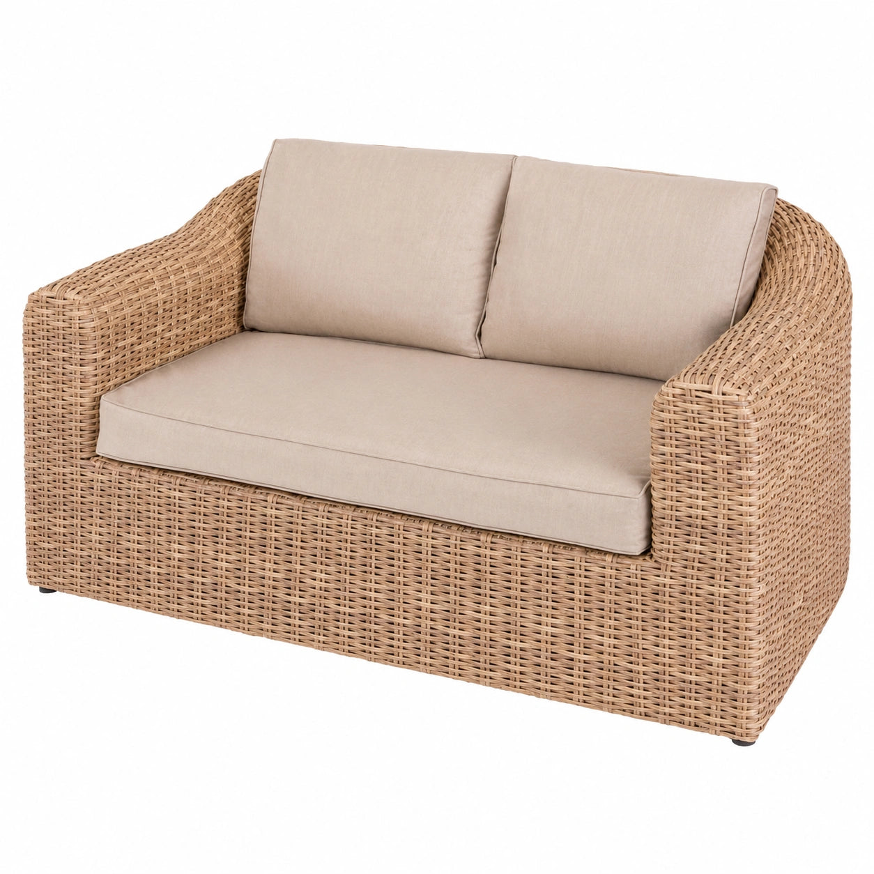 Gartensofa – 2-Sitzer, wasserabweisend, aus Stoff
