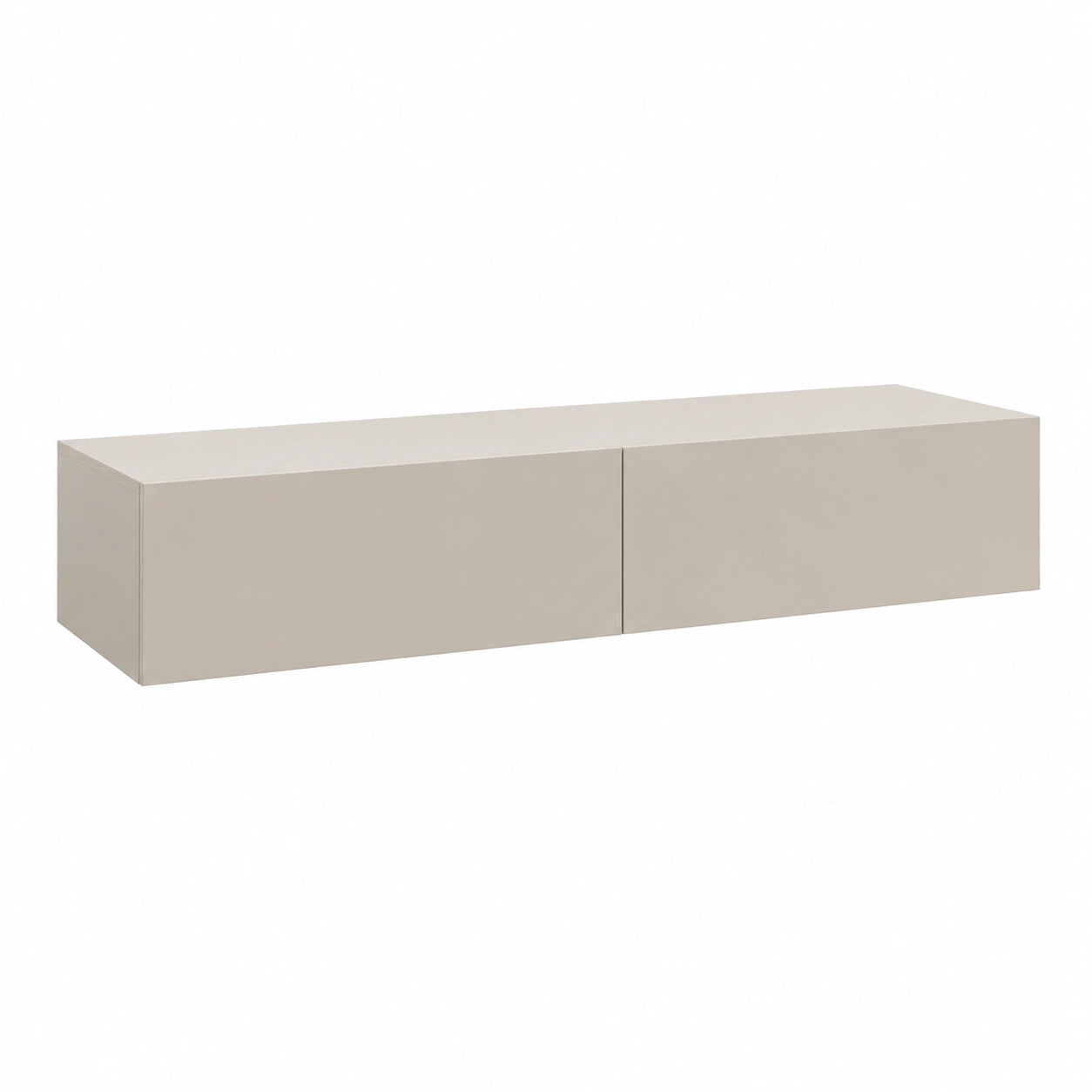 Lowboard – 2er-Set, 27 × 278 × 31 cm, moderner Stil, hängend