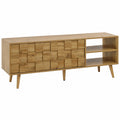 Lowboard – 160 × 51 × 40 cm, moderner Stil, aus Eichenholz und Holz, Braun, für Wohnzimmer