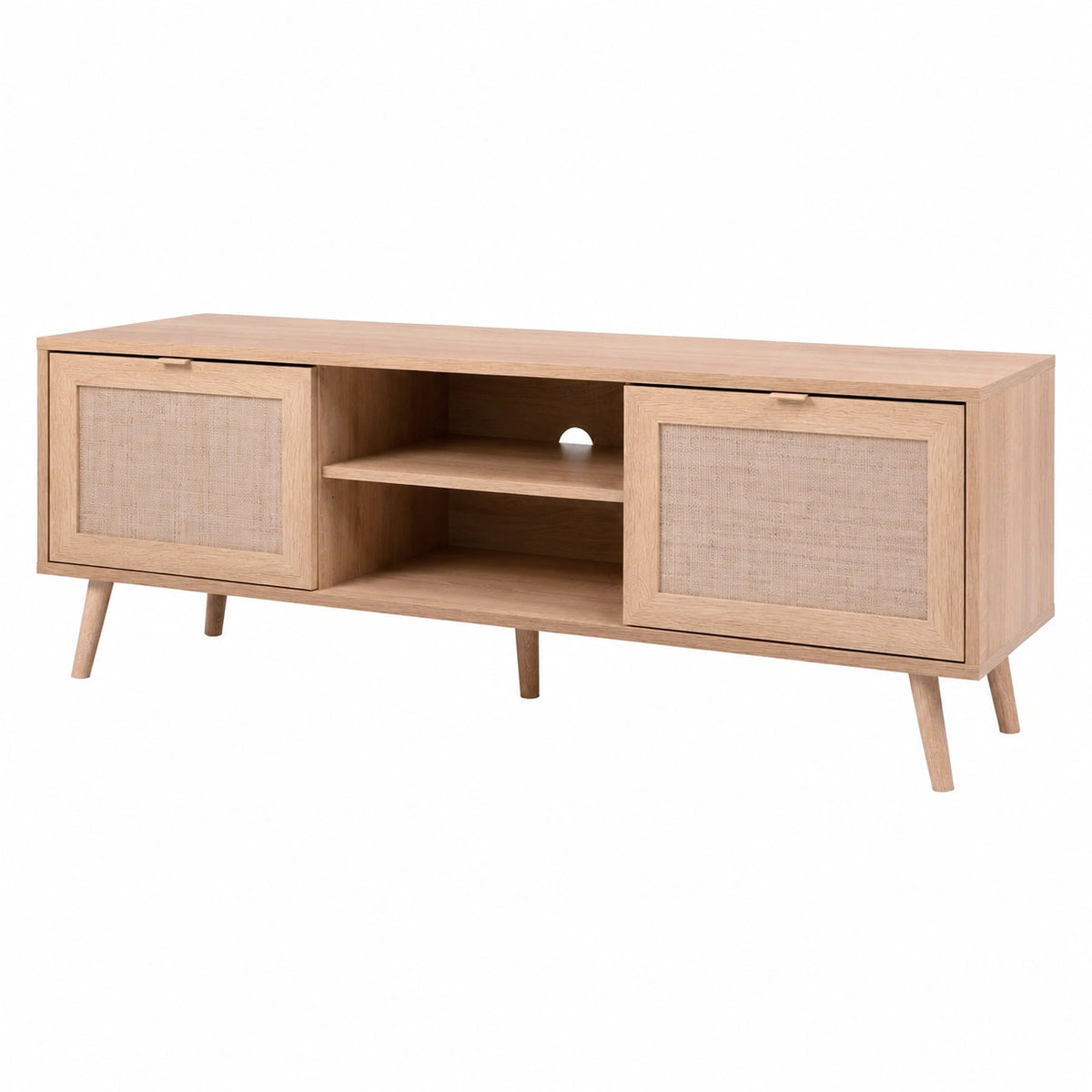 TV-Lowboard – 40 cm, Braun, für Esszimmer